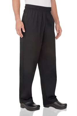 Essential Baggy Chef Pants- Black