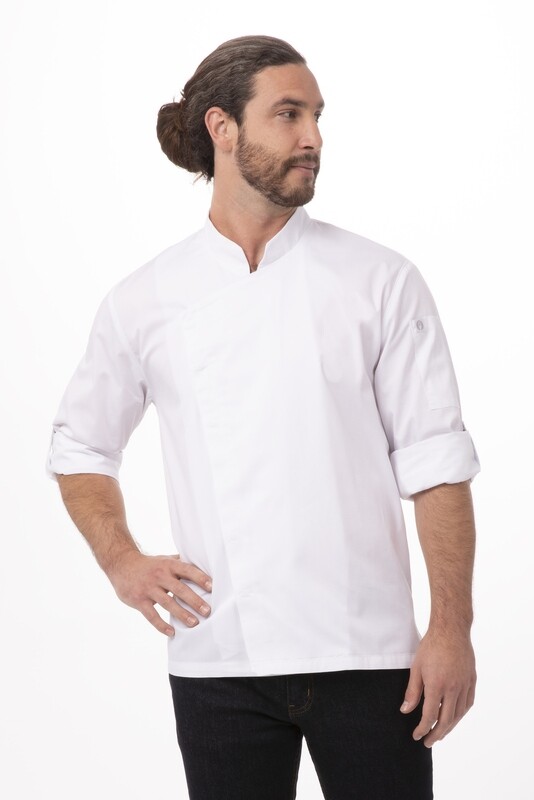 LANSING CHEF JACKET- WHITE LANSING CHEF JACKET- WHITE