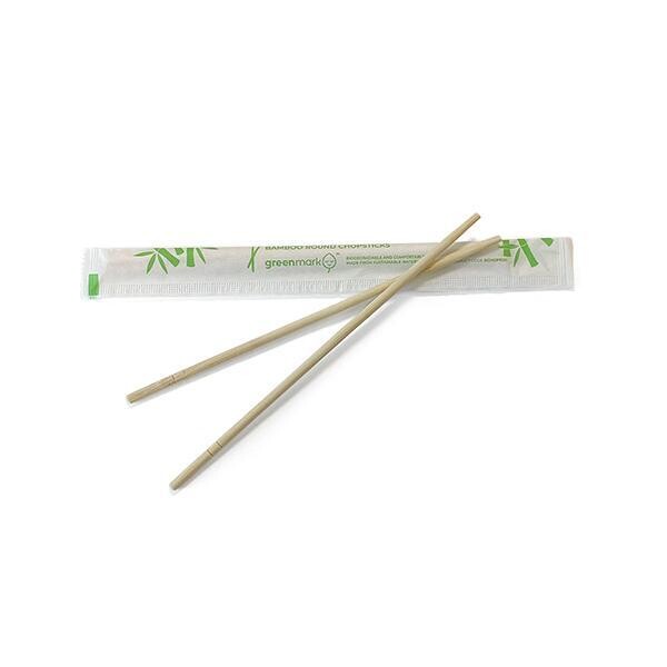 Bamboo round chopstick 4.5 x 200mm [Pack 3000]