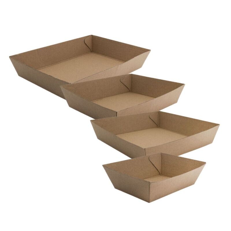 Corrugated Kraft Brown Trays Corrugated Kraft Brown Trays