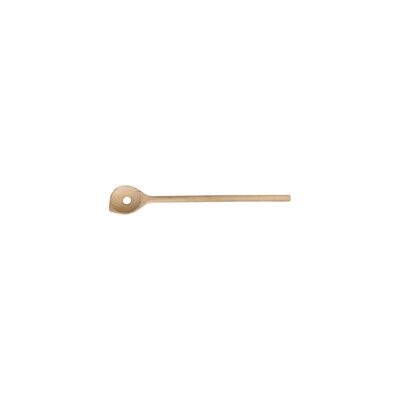 CHEF INOX WOOD TASTING SPOON WITH HOLE 350MM BEECHWOOD