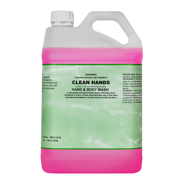 5L Clean Hands Perfumed Foaming Hand &amp; Body Wash