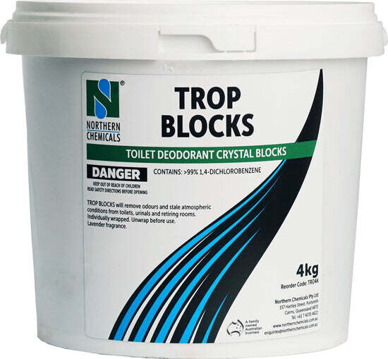 4 KG Tropic Blocks - Compression Blocks for Toilets &amp; Urinals