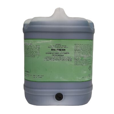 20L Big Fresh - Disinfectant, Deoderiser & Cleaner 20L Big Fresh - Disinfectant, Deoderiser & Cleaner