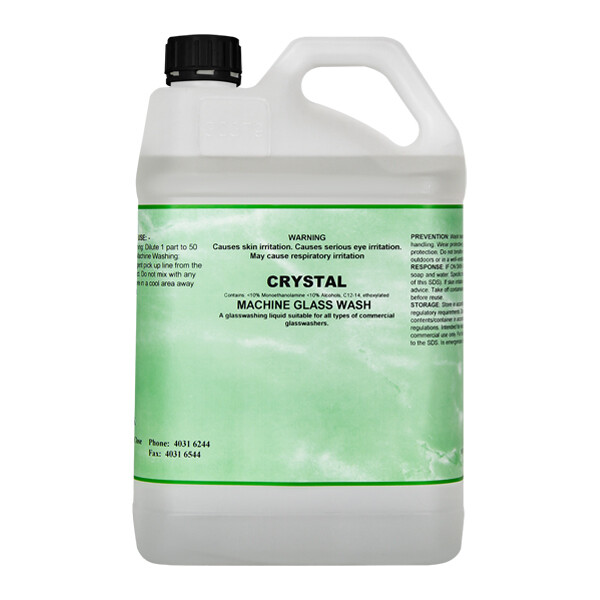 5L Crystal - Hand &amp; Machine Glass Cleaner
