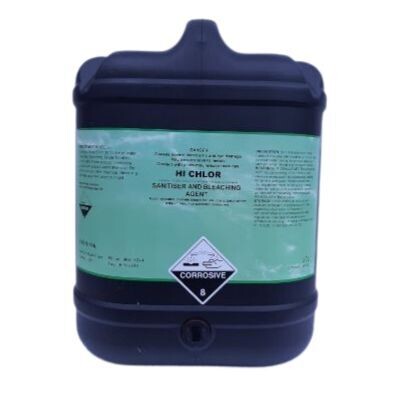 20L Hichlor - Sodium Hydrochlorite Sanitiser 20L Hichlor - Sodium Hydrochlorite Sanitiser
