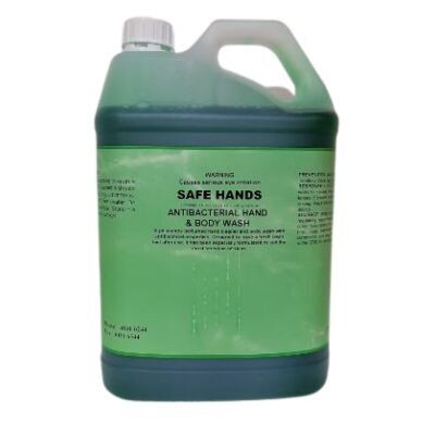 5L Safe Hands - Antibacterial Hand Wash 5L Safe Hands - Antibacterial Hand Wash