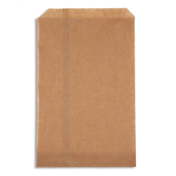 Brown Long Flat Paper Bags