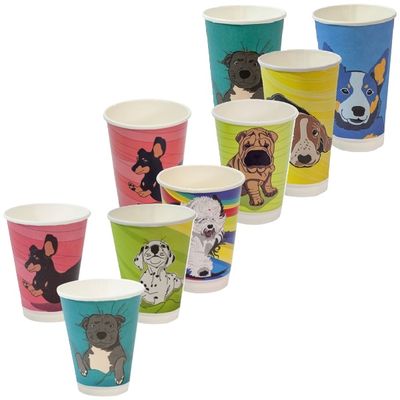 DOG SERIES DOUBLE WALL COFFEE CUPS