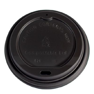 BLACK CPLA COFFEE CUP LIDS