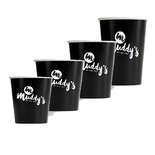 MUDDYS CUSTOM PRINT COFFEE CUPS