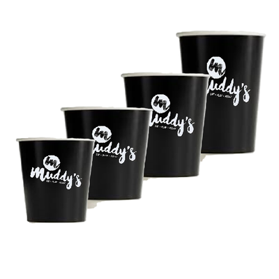 MUDDYS CUSTOM PRINT COFFEE CUPS