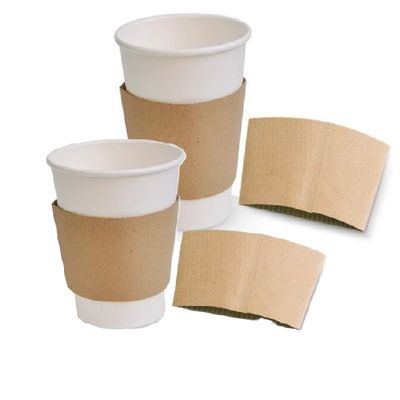 BROWN SLEEVES FOR COFFEE CUPS
