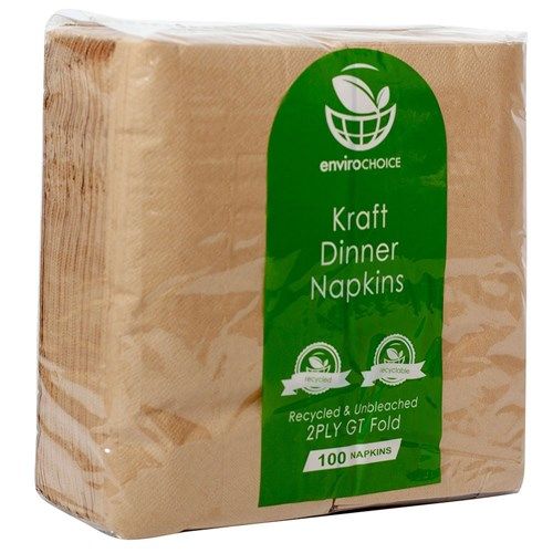 Kraft 2 Ply GT Fold Dinner Napkin