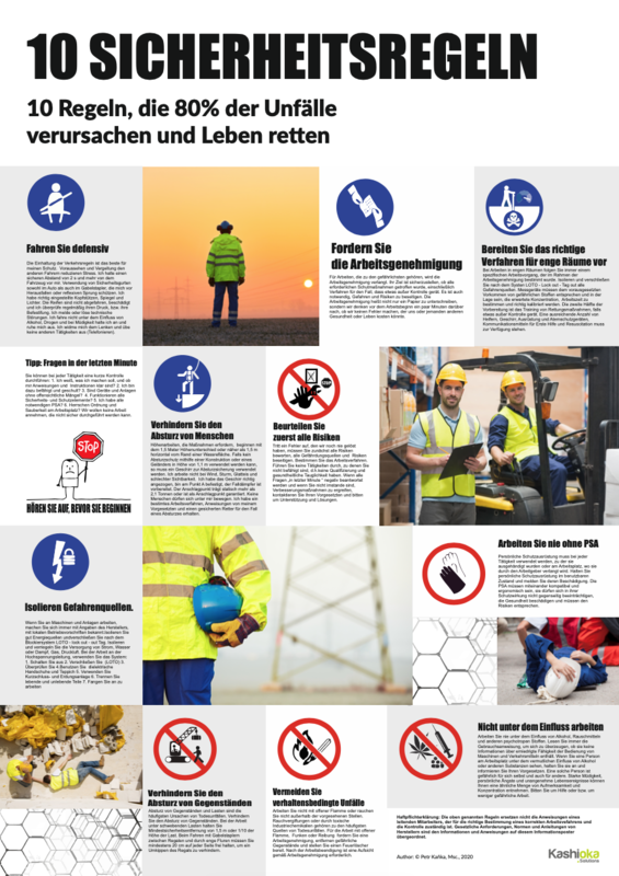 10 Sicherheitsregeln