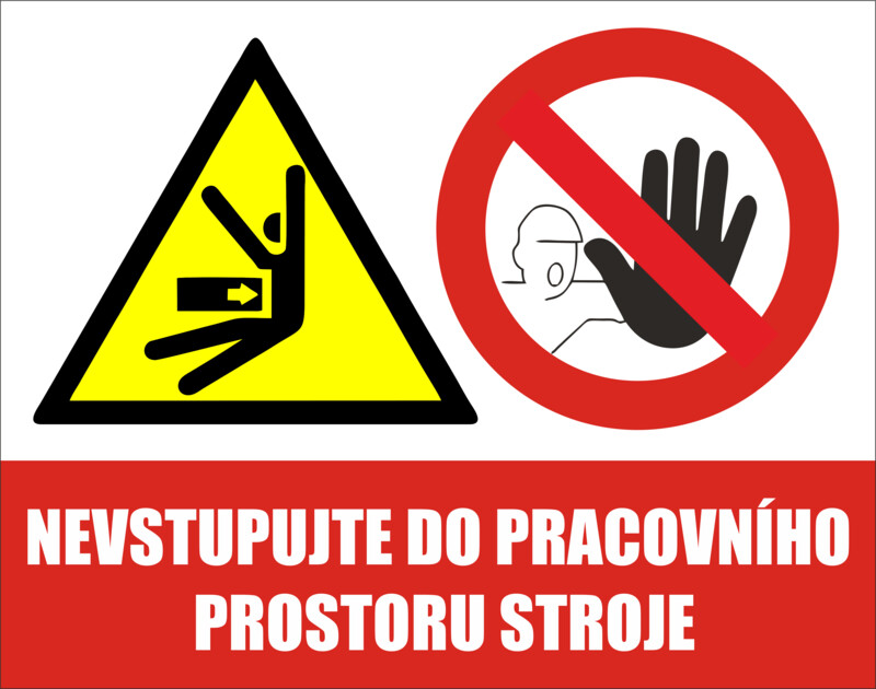 Pracovní prostor stroje A4