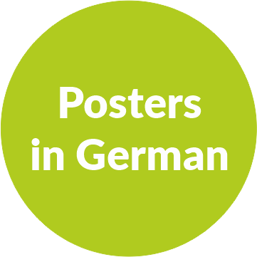Posters in German