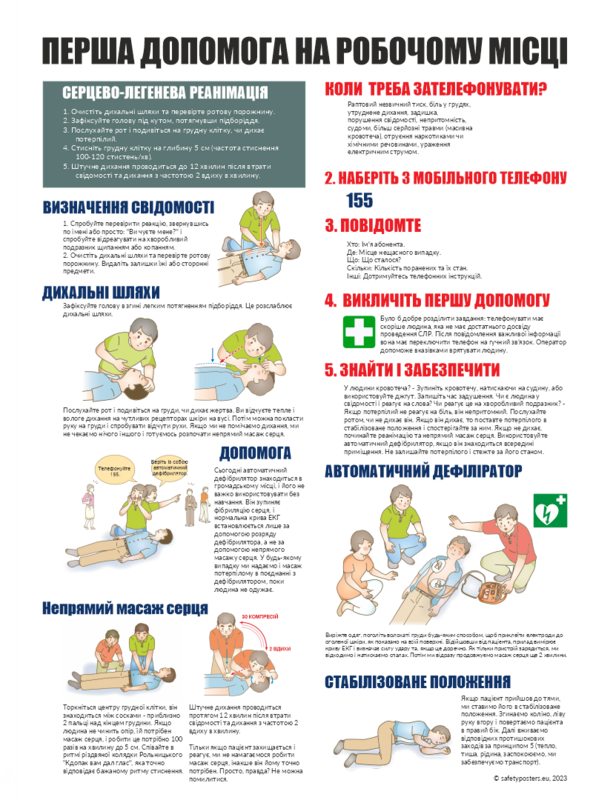 First aid / Перша допомога