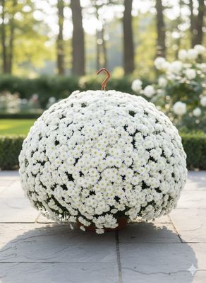 CRIZANTEMA SKYFALL WHITE - T102