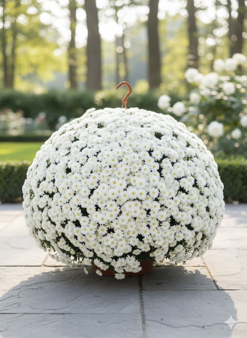 CRIZANTEMA SKYFALL WHITE - T102