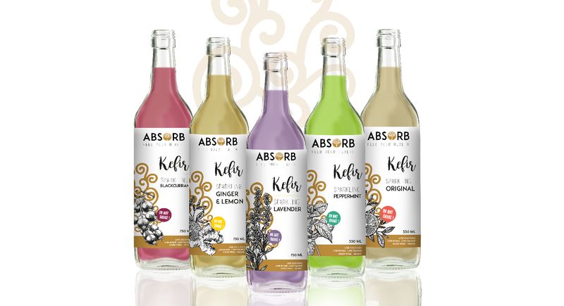 ABSORB WATER KEFIR FLAVOURS 750ml x6