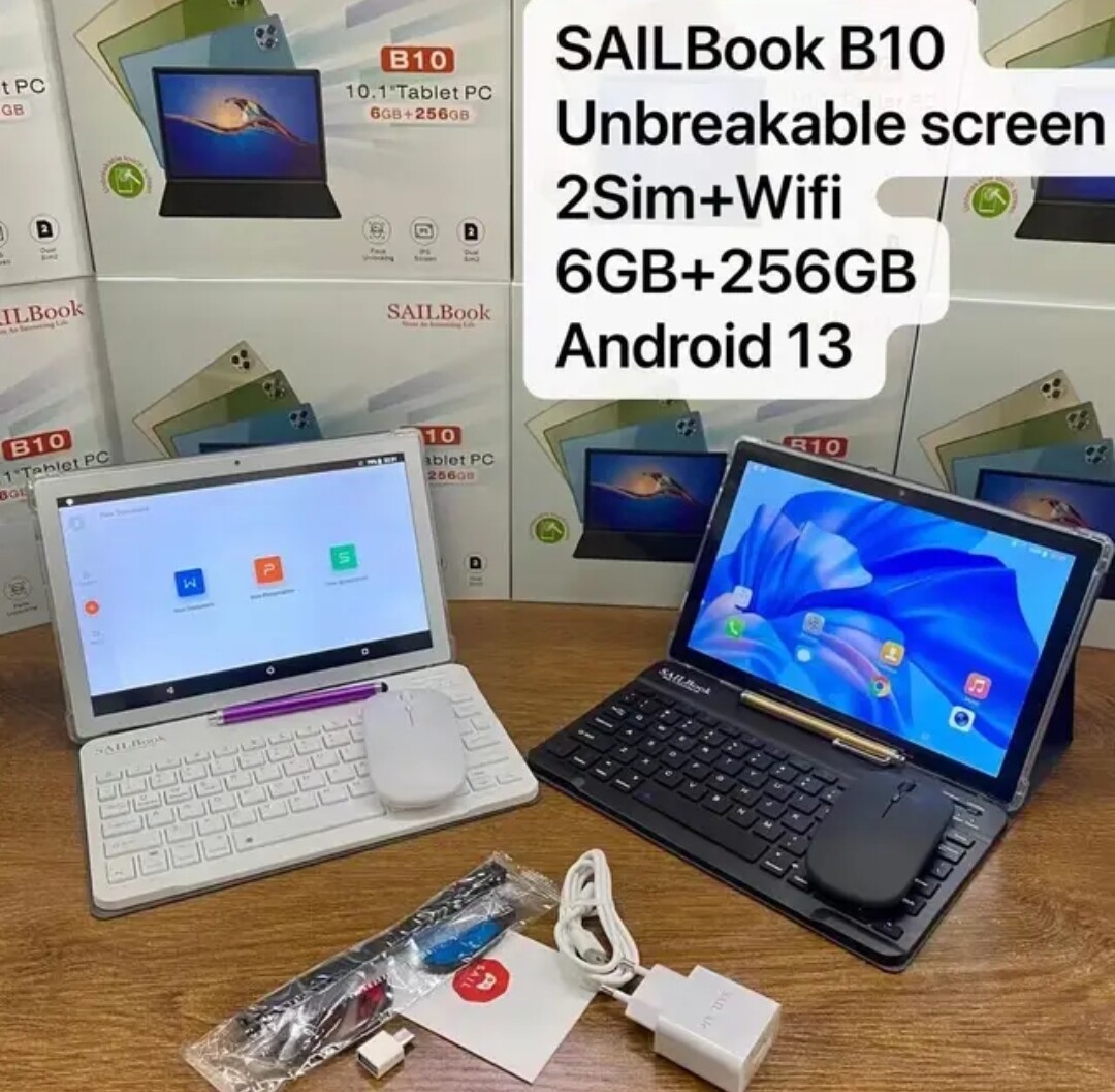 10.1&quot; TABLET PC WIFI + DUAL SIM 4G CELLULAR 6GB RAM 256 GB ROM ( KIT COMPLETO TASTIERA ED AURICOLARI ) + COVER E PELLICOLA PROTEGGI DISPLAY IN REGALO