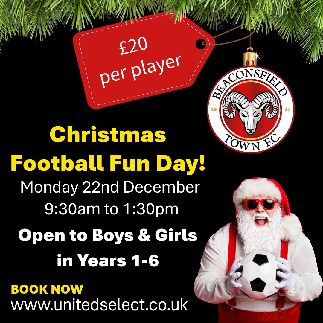 Christmas Football Fun Day - Monday 22nd December