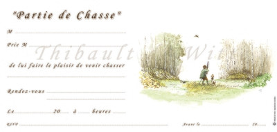 Invitations Chasse - Petits Gibiers