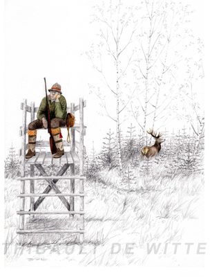 CERF DANS LE DOS
