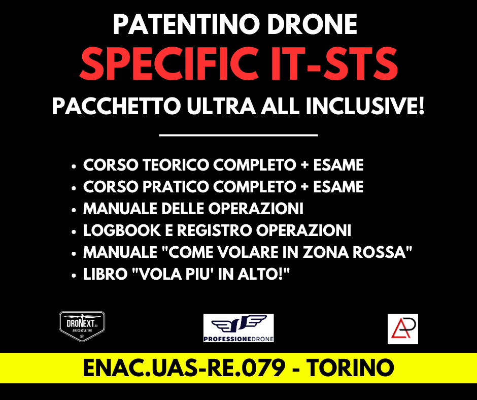 CORSO DRONE SPECIFIC IT-STS - TORINO