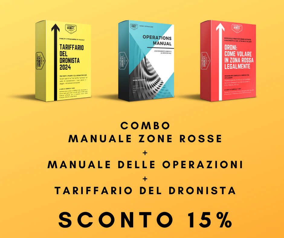 COMBO TARIFFARIO 2024 + MANUALE PER VOLARE IN ZONA ROSSA + MANUALE DELLE OPERAZIONI