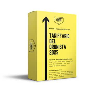 TARIFFARIO DEL DRONISTA 2025: COMPENDIO 60 PAGINE + FOGLIO DI CALCOLO TARIFFARIO DEL DRONISTA 2025: COMPENDIO 60 PAGINE + FOGLIO DI CALCOLO