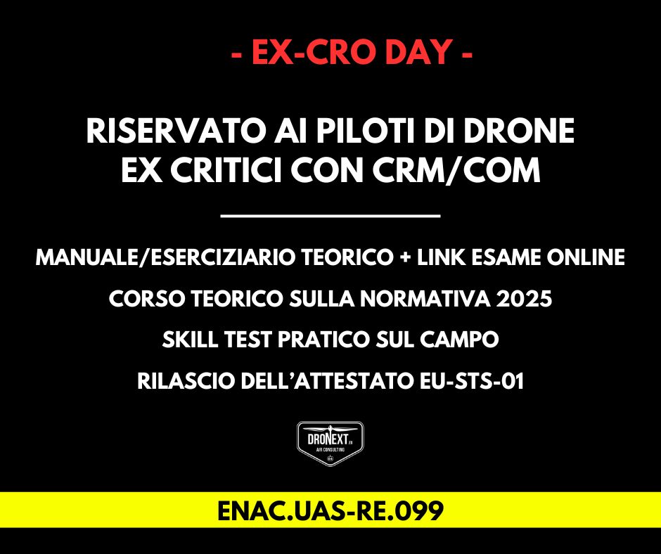 CALTANISSETTA: EX CRO DAY – Il Pacchetto Completo per Volare in EU-STS-01! - 25.11 + 28 o 29.11.2025