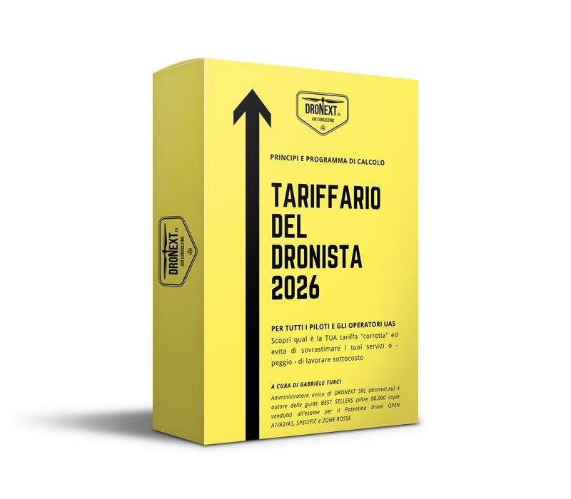TARIFFARIO DEL DRONISTA 2026 + FOGLIO DI CALCOLO