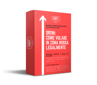 DRONI: COME VOLARE IN ZONA ROSSA LEGALMENTE