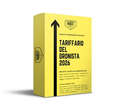 TARIFFARIO DEL DRONISTA 2026: COMPENDIO 60 PAGINE + FOGLIO DI CALCOLO