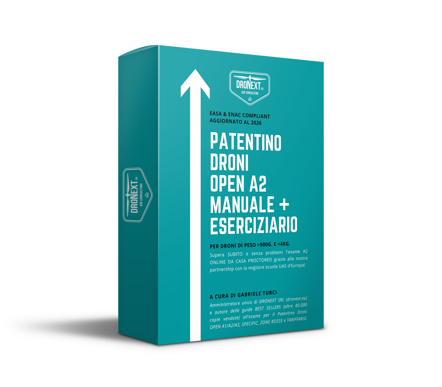 COMBO GUIDA PATENTINO DRONE A2 ONLINE DA CASA + DOMANDE E RISPOSTE + REGISTRAZIONE D-FLIGHT