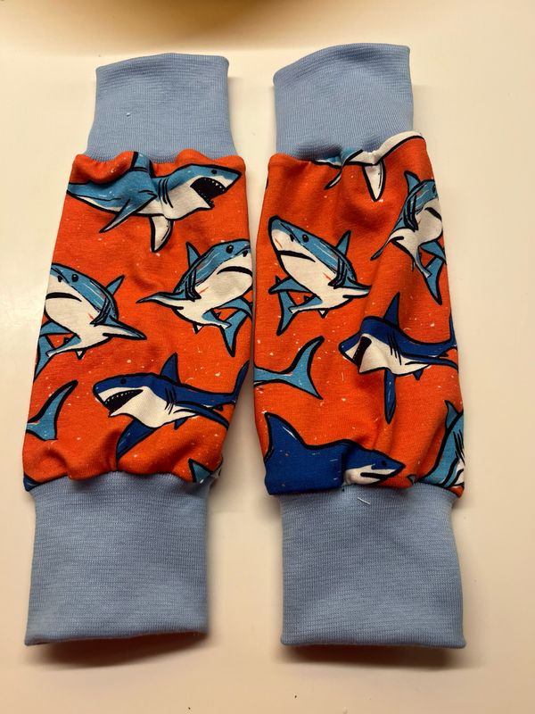 Red Shark Leg Warmers