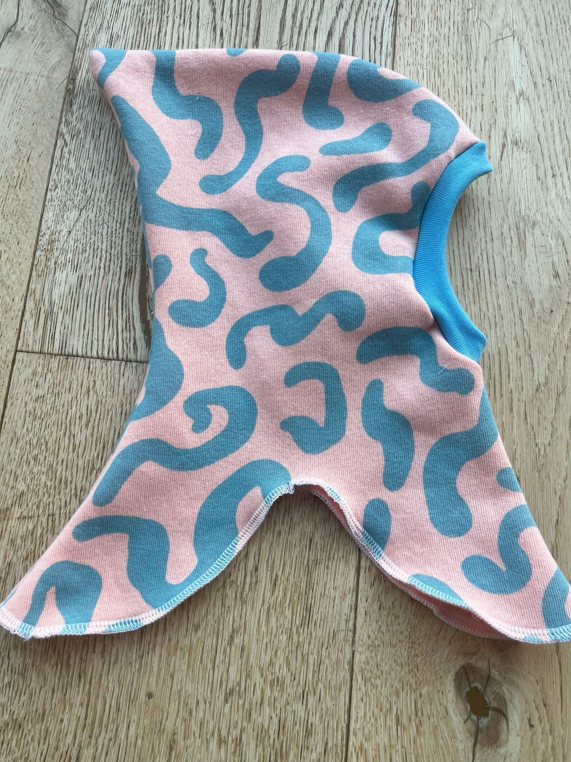 Squiggle Fleece Sweatshirt Hoods