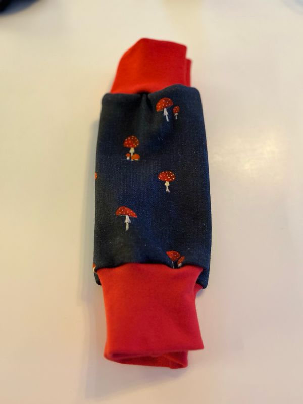 Denim Toadstool Alpine Fleece Leg Warmers