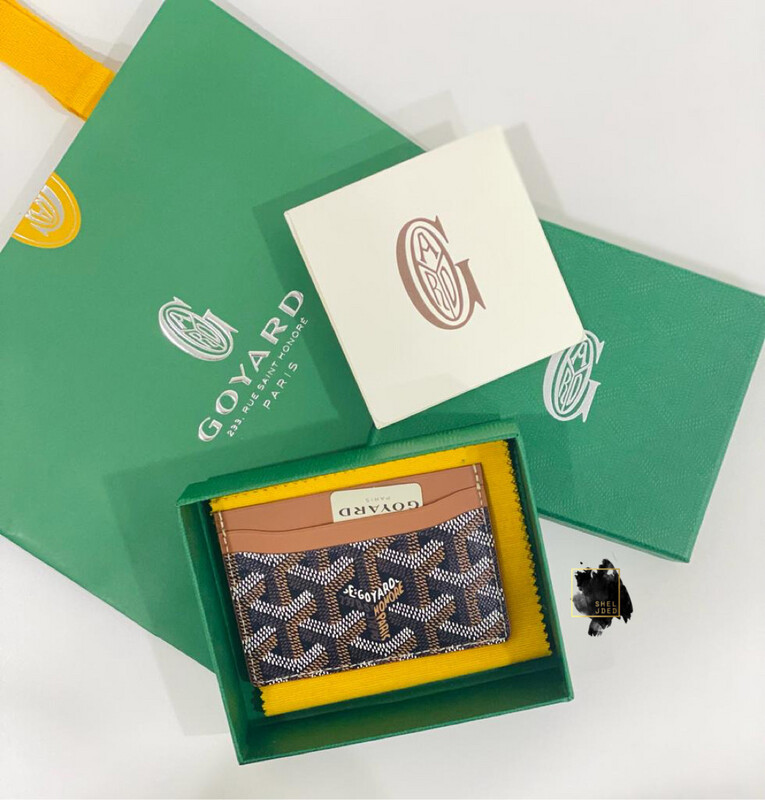 Goyard Black/Tan Cardholder