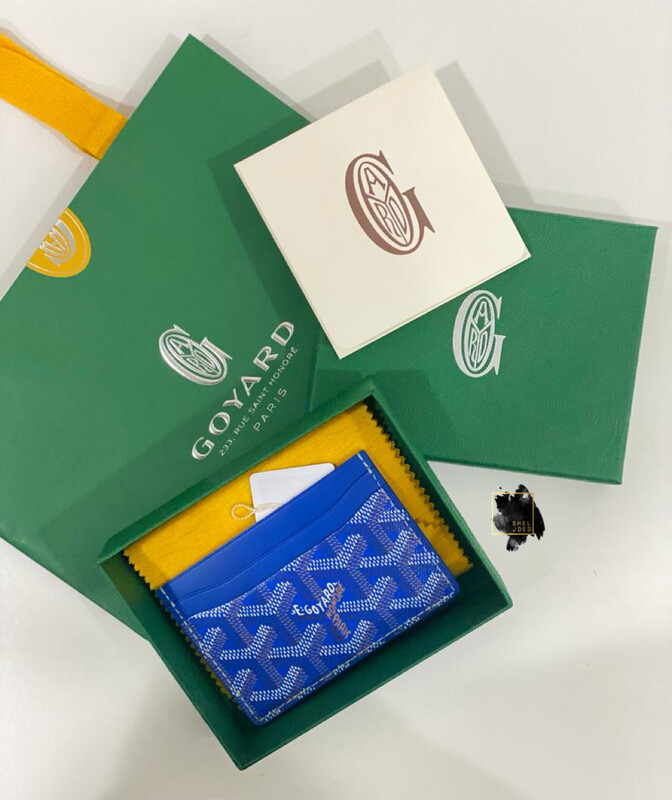 Goyard Blue Cardholder