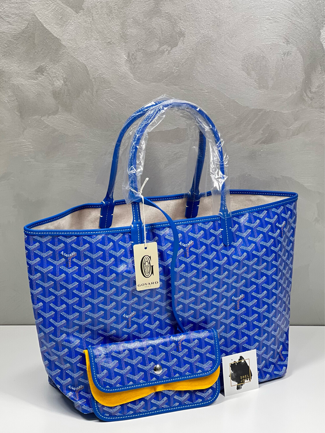 Goyard Saint Louis PM Blue Shopper