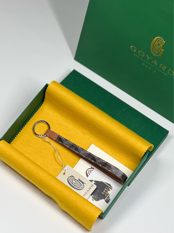 Goyard Sesame Black/Tan Keychain