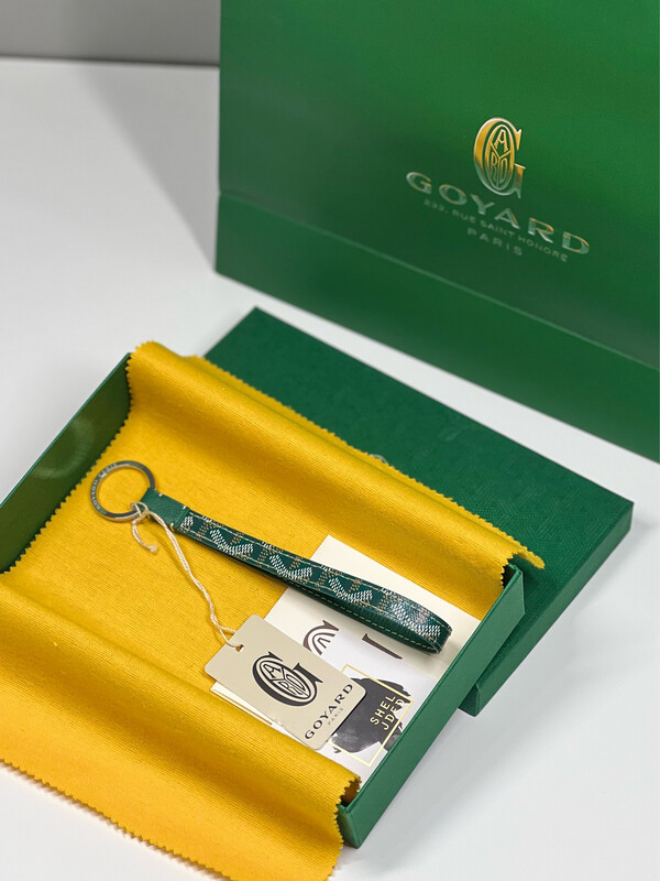 Goyard Sesame Green Keychain