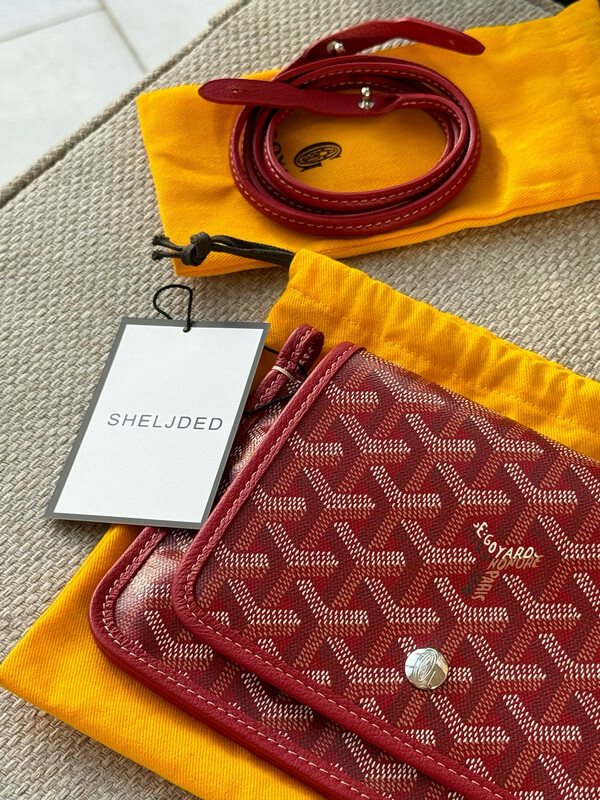 Goyard Plumet Pocket RED Bag
