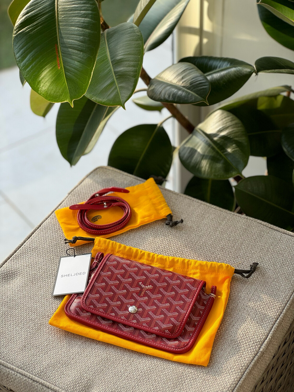 Goyard Plumet Pocket RED Bag
