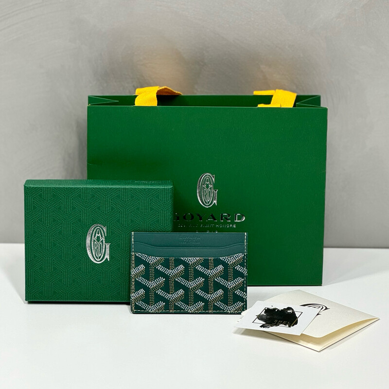 Goyard Green Cardholder