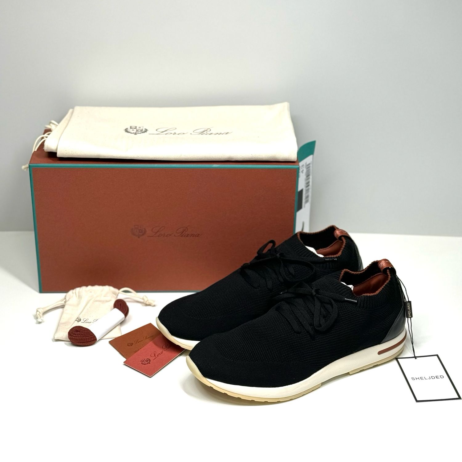 Loro Piana 360 Flexy BLACK Sneaker