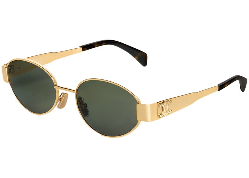 Celine Triomphe Metal Gold Sunglasses